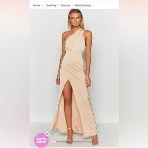 Formal Dress Gold